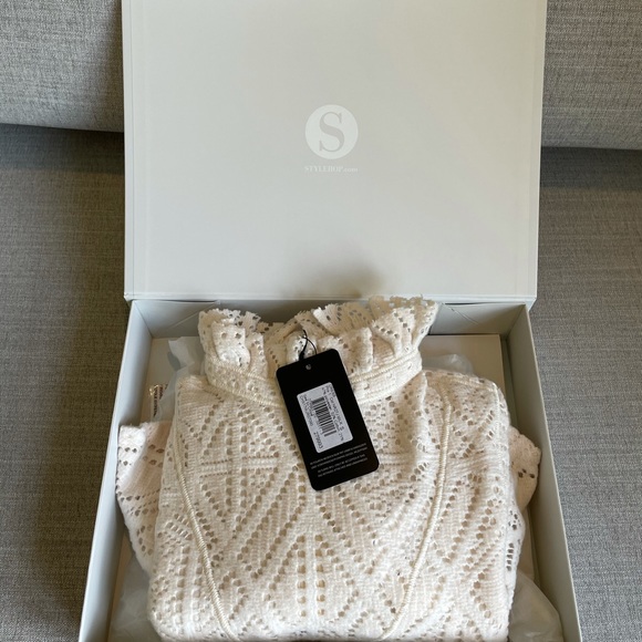 See by Chloé Dress with Cut-Out Pattern Sz S NWT - Picture 7 of 7